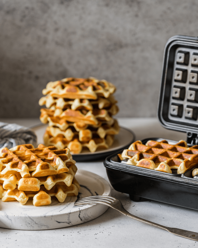 gaufres express avec marmite en famille